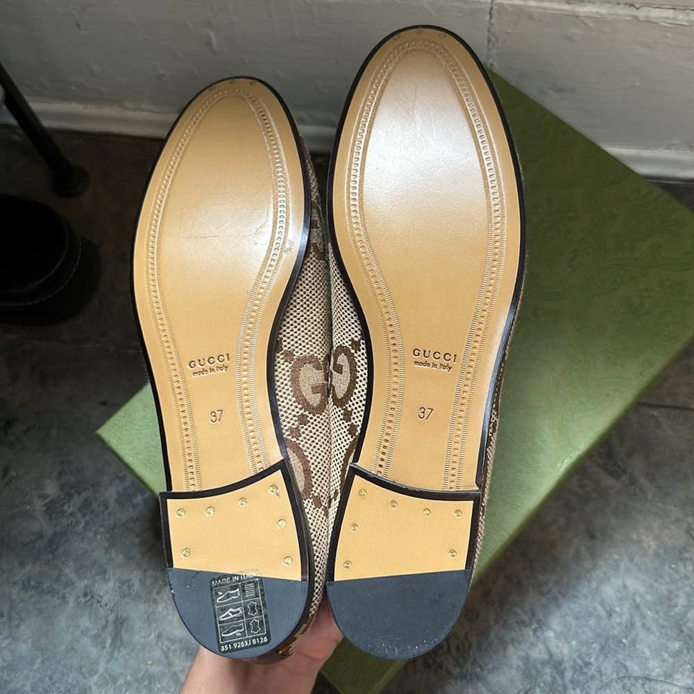 NEW Gucci Jordaan GG Women’s Loafers. UNWORN size 37 (7) - Picture 4 of 6